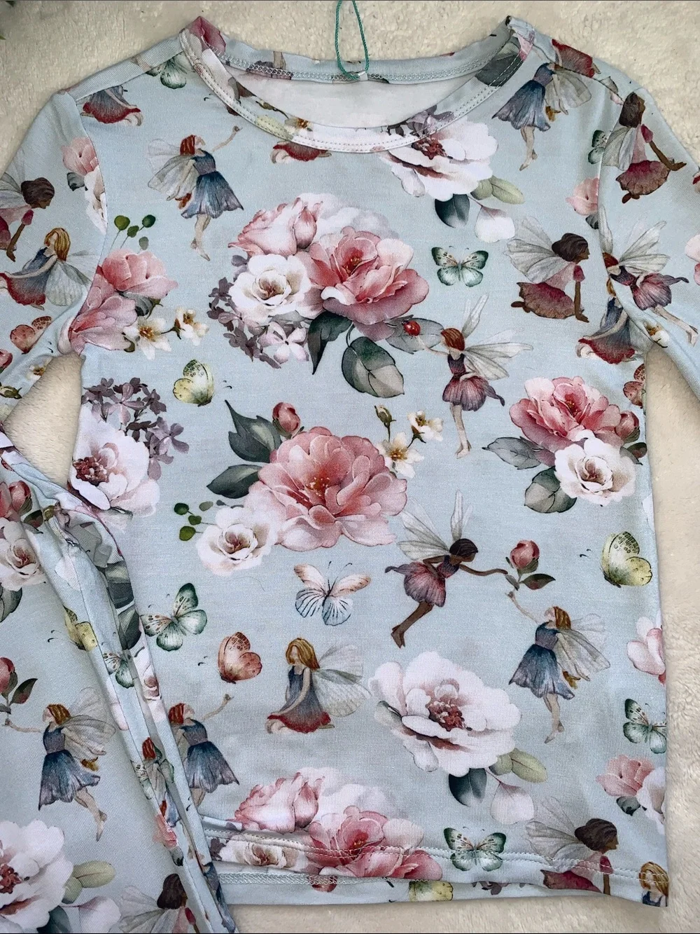 NWT Posh Peanut Melinda Pajama/ Loungewear Set 3T-4T Fairies & Flowers